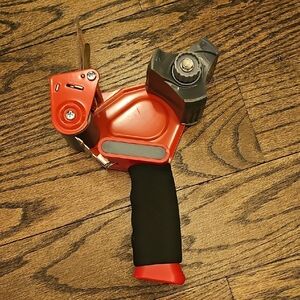 Scotch Packing Tape Dispenser In Red and Black
